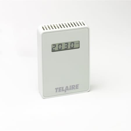 Telaire VENTOSTAT WALL MT TRANSMITTER W/DISPLAY, 1CH CO2, PASSIVE TEMP, CURRENT/VOLTAGE, 0-2K PPM T8100-D
